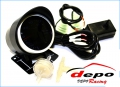 Přídavný budík Depo Racing Dual View - tlak turba elektronický