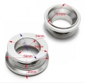 Adaptér k blow off ventilu (BOV) HKS / HKS style (sekvenční SSQ) na Tial Q / Tial style 50mm  - hliník