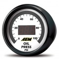 Digitální budík AEM tlak oleje 0-150psi