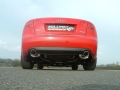 Catback výfuk Milltek Audi A4 B7 2.0 TFSI Quattro/DTM manuál (05-08) - verze bez rezonátoru - koncovky leštěné Jet 100