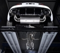 Catback výfuk Milltek Audi RS3 8V MQB Sportback (15-17) - verze s rezonátorem s klapkami - koncovky černé (homologace)