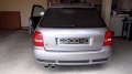 Catback výfuk Milltek Audi RS4 B5 V6 Bi-Turbo Avant (00-02) - verze s rezonátorem - OEM kat. (homologace)