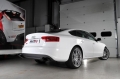 Catback výfuk Milltek Audi S5 B8 Sportback 3.0 TFSI Quattro (10-11) - verze bez rezonátoru Race - koncovky černé Oval