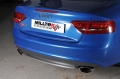 Catback výfuk Milltek Audi S5 B8 Coupe/Cabriolet 3.0 TFSI S-tronic (09-11) - verze bez rezonátoru Race - koncovky leštěné GT