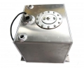 Závodní celohliníková palivová nádrž 20l (racing fuel tank) se senzorem na ukazatel stavu paliva (full billet)