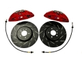Přední 4-pístové brzdové třmeny Brembo BMW E23 / E28 / E32 / E34 / E38 / E39 / E60 / E61 / E63 / E64 pro kotouče 374x36mm (červené 34106891343 / 34106891344)