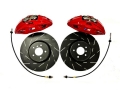 Přední 4-pístové brzdové třmeny Brembo BMW G11 / G12 / G14 / G15 / G16 / G30 / G31 / G32 / X3 G01 / X4 G02 / X5 G05 / Z4 G29 pro kotouče 374x36mm (červené 34106891343 / 34106891344)