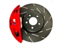 Přední 4-pístové brzdové třmeny Brembo BMW E23 / E28 / E32 / E34 / E38 / E39 / E60 / E61 / E63 / E64 pro kotouče 374x36mm (červené 34106891343 / 34106891344)