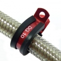 Svorka P Clip / držák hadice - 15,9mm - červená