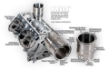 Pevnostní mokré vložky válců Darton Sleeves pro Nissan Frontier (05-) / Pathfinder (05-12) / Patrol (14-) VQ40DE