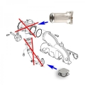 Kit na zaslepení EGR ventilu HPP VW Golf 4 1.9 TDi 130-160PS ASZ, ARL