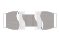 Vlnovec ProRacing 150 x 102mm nerez