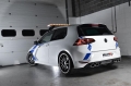 Catback výfuk Milltek VW Golf 7 R 2.0 TSI 300PS (14-16) - verze bez rezonátoru Race - koncovky titanové modré
