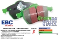 Přední brzdové destičky EBC Greenstuff na Abarth 595 1.4 Turbo 160PS (12-)
