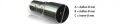 Redukce na výfuk HJS délka 170mm x průměr 55/60/70mm