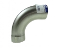 Nerezové výfukové koleno 90° HJS - průměr 45mm