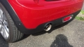 Catback výfuk Milltek Mini Cooper Mk3 F56 1.5T (14-) - verze s rezonátorem - koncovka černá