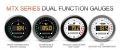 Přídavný budík Innovate Motorsports MTX-D - vacuum/tlak turba + otáčkoměr se shift light