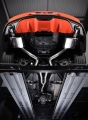 Catback výfuk Milltek Ford Mustang 2.3T EcoBoost Fastback (15-18) - verze s rezonátorem - koncovky titanové Quad (Roush)