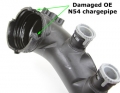 Charge Pipe FTP Motorsport BMW 1-Series E82 / E88 135i vč. M / 3-Series E90 / E91 / E92 / E93 335i/xi N54 - OEM