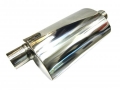Koncový tlumič výfuku ProRacing MP12 - nerez - 63,5mm - střed/offset