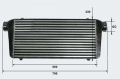 Intercooler FMIC 700 x 230 x 65mm (550 x 230 x 65mm) - výstupy 60mm