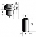 Powerflex univérzální silentblok 100 Series Top-Hat Bush - 28 x 34mm