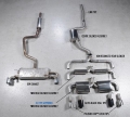 Catback výfuk Milltek VW Scirocco Mk3 R (09-16) - verze bez rezonátoru - koncovky černé Oval