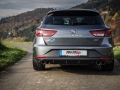 Catback výfuk Milltek Seat Leon 5F ST Cupra 280/290 2.0 TSI (15-) - verze bez rezonátoru - koncovky leštěné Quad