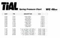Pružina do wastegate Tial Sport - velká zelená