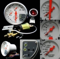 Přídavný budík Type-R - tachometr (125mm) se shift lightem 4in1 - bílý panel