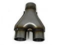 Výfuková nerezová Y redukce VMS Racing délka 250mm - 1 x 63,5mm > 2 x 57mm