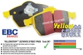 Zadní brzdové destičky EBC Yellowstuff na Abarth Punto Evo 1.4 Turbo 180PS (11-)