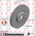 Přední brzdové kotouče Zimmermann BMW 348x36mm - 5x112mm - dvoudílné plné