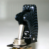 Vypínač kill switch karbon s modrou LED diodou | High performance parts