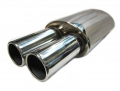 Koncový tlumič výfuku ProRacing MP17 - nerez - 63,5mm | High performance parts