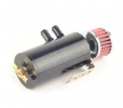 Oil catch tank - 2x vývod + filtr - objem 0,35l | High performance parts