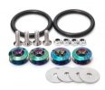Rychlospojky / rychloupínací úchytky pro nárazník - neo chrom | High performance parts