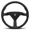 Volant Momo Montecarlo 350mm - černý/černý - kůže | High performance parts