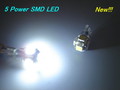 LED parkovací světla 5x Power SMD 168 / 194 / T10 / W5W xenon bílé | High performance parts