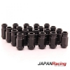 Kolové matice (štefty) Japan Racing JN1 závit M12 x 1.25 - černé (ocelové) | High performance parts