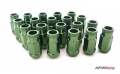 Kolové matice (štefty) Japan Racing JN1 závit M12 x 1.5 - zelené (ocelové) | High performance parts