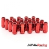 Kolové matice (štefty) Japan Racing JN1 závit M12 x 1.5 - červené (ocelové) | High performance parts