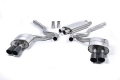 Catback výfuk Milltek Ford Mustang 5.0 V8 GT Fastback (15-18) - verze ValveSonic - koncovky černé Quad (Roush) | High performance parts