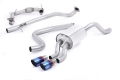 Turboback výfuk Milltek Ford Fiesta Mk6 1.0T EcoBoost 100-140PS (13-17) - závodní verze bez rezonátoru - koncovka titanová modrá | High performance parts