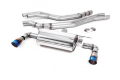 Catback výfuk Milltek BMW 1-Series F20 / F21 LCI M140i 3/5dv. (15-18) - street verze - koncovky titanové modré (homologace) | High performance parts