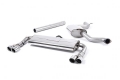Catback výfuk Milltek Seat Leon 5F Cupra 280/290 2.0 TSI (14-) - verze s rezonátorem - koncovky leštěné Quad (homologace) | High performance parts