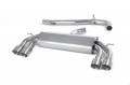 Catback výfuk Milltek VW Golf 7 R 2.0 TSI 300PS (14-16) - verze bez rezonátoru Race - koncovky titanové modré | High performance parts