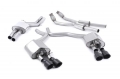 Catback výfuk Milltek Audi S7 Sportback 4.0 TFSI Quattro S tronic (12-) - verze s rezonátorem s klapkami - koncovky černé | High performance parts