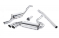 Downpipe back Milltek Audi Coupe UR Quattro 10v Turbo (81-89) - verze s rezonátorem - koncovka titanová | High performance parts